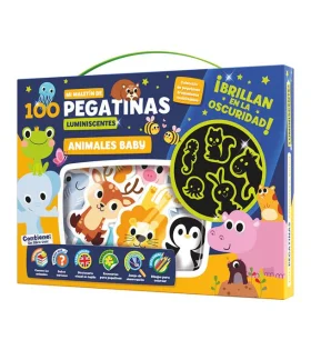 Juego Educativo Imagiland 100 Pegatinas Animales Baby